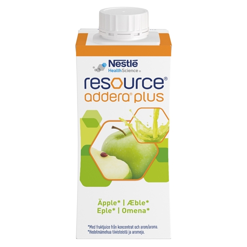 Resource Addera Plus - 4x200 ml æble - 4 stk.