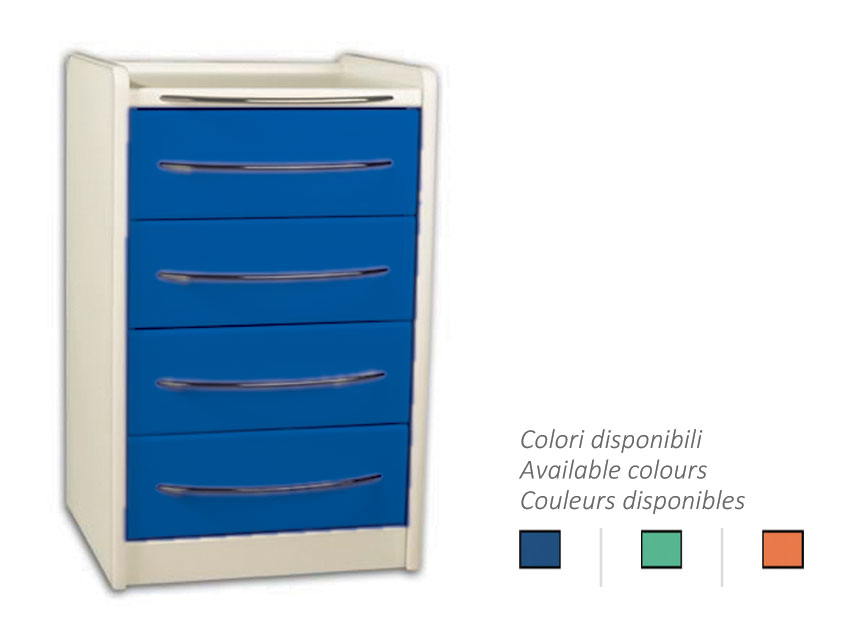 Mobilna szafka GE416 4 szuflady 49 cm - dowolny kolor