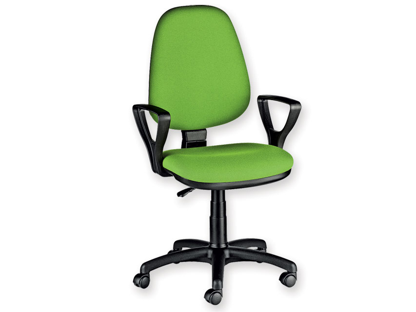 Cuneo chair with armrests - fabric - any colour