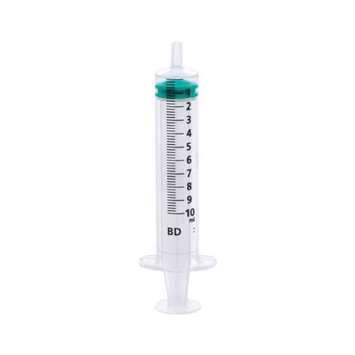 Spruta luer 3komp Emerald – 10ml grad 0,2ml centrerad – 100 st