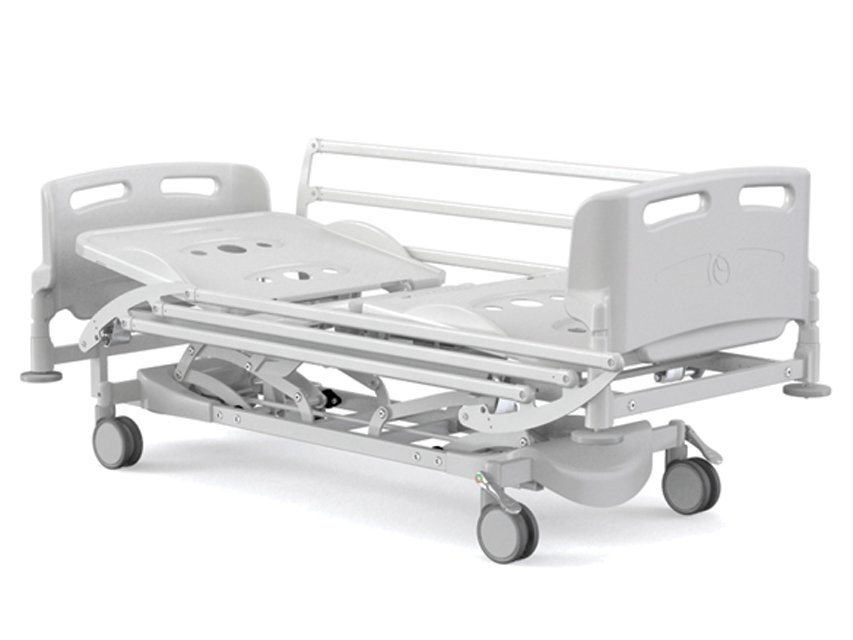 Elektrisch höhenverstellbares Krankenhausbett mit Kompassschiene belastbar bis 230 kg