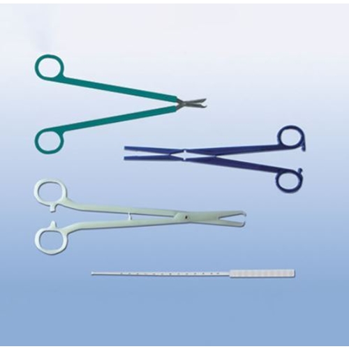 Sæt til anlæggelse af IUD-S spiral - med engangssaks - 15 stk.