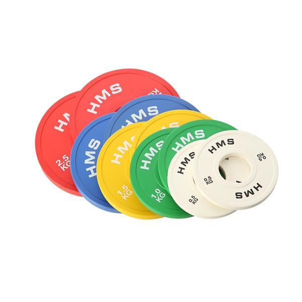 Sæt med vægtskiver - CBRS SET 01 - (0,5 kg 1 kg 1,5 kg 2 kg 2,5 kg)