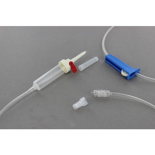 Infusionsaggregat med luftning L86 – 175cm 3vkr BV DEHP-fri – 80 st