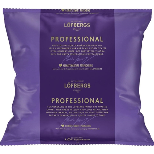 Brewed coffee dark roast KRAV - Löfbergs Fairtrade 500g - 12 pcs