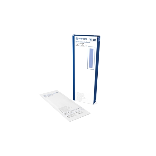Superabsorberende forbinding Evercare PostOp - 10x35cm silikone Border - 10 stk
