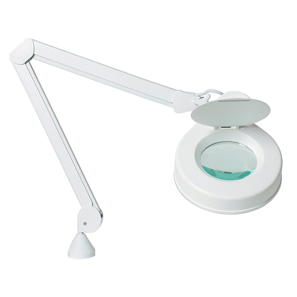 Lupa HF – 5 Dioptrien Vergrößerung (2.25X) – Runde fluoreszierende Lampe – 22 W