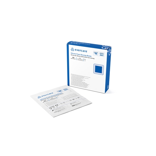 Evercare Foam silikone skumforbinding - 12,5x12,5cm Border - 10 stk