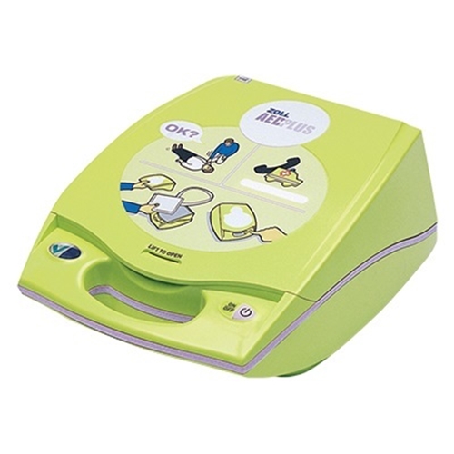 Defibrillator ZOLL AED Plus - inkl. vægbeslag sprog svensk