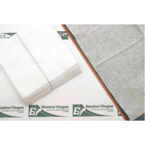 Nonwoven operationsserviet med røntgentråd - 10x10cm steril - 2000 stk