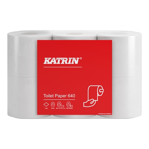Toilettenpapier 1-lagig Normal - Katrin Basic 86,75 m 0,251 kg - 42 St.