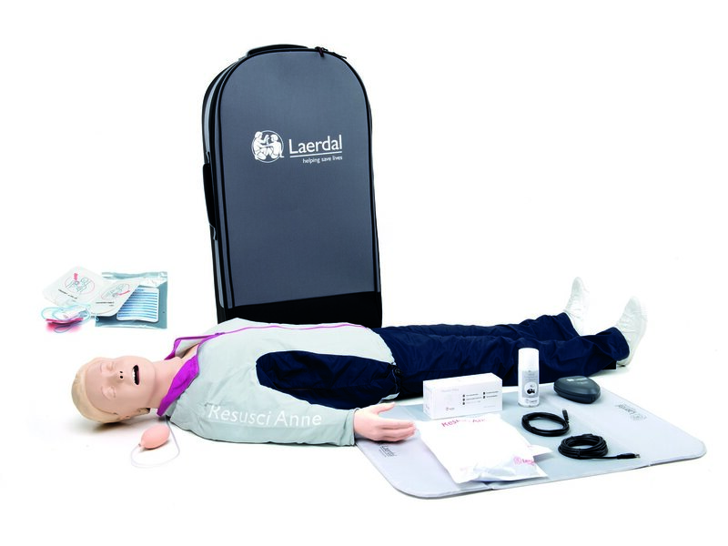 Resusci Anne QCPR AED AW Helkropp – ładowalny