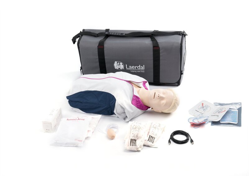 Manekin treningowy Resusci Anne QCPR AED tors - akumulatorowy
