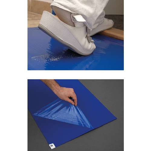Engangs-klæbemåtte EasiTex - 45x115cm 30 lag blå - 600 stk.