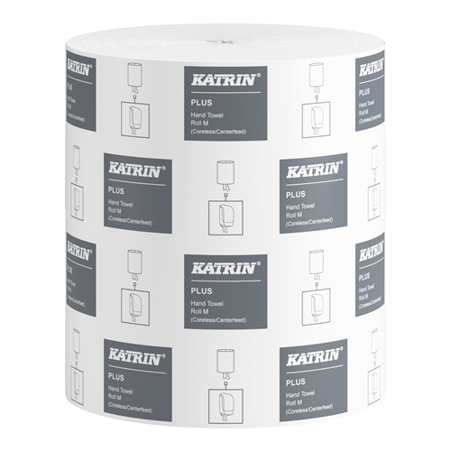 Papierhandtuchrolle 1-lagig Innenabwicklung - Katrin Plus 280m 1 435kg - 6 St.
