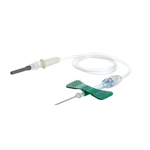 Venprovset VACUETTE Safety – 0,8x19mm 30cm grön u hållare – 90 st