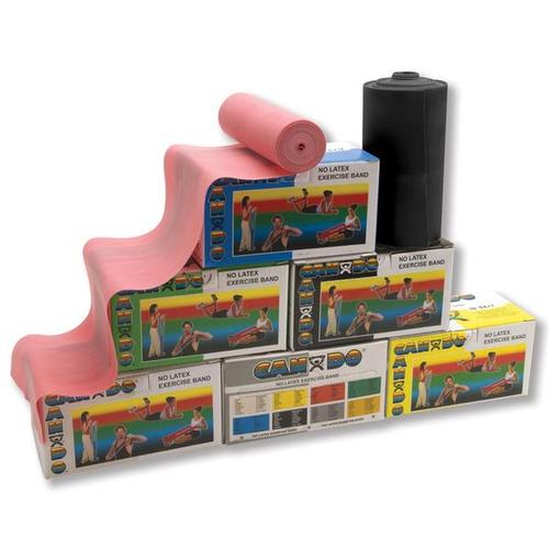 Cando træningselastik - 6 yd. - sort/X tung - latexfri | Alternativ til håndvægte