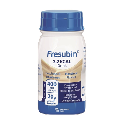 Fresubin 3.2 kcal Drink - 4x125ml hasselpähkinä - 4 kpl