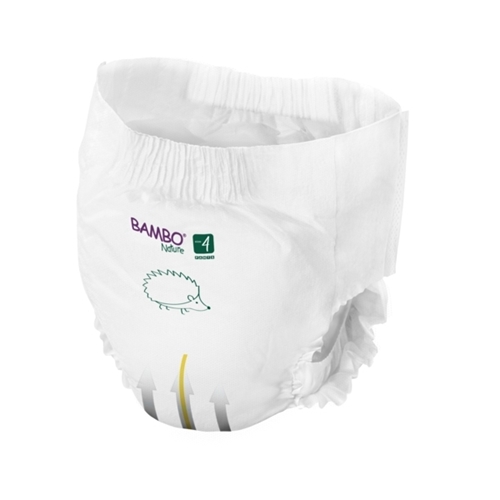 Blebukser Bambo Nature Pants - 4 7-12kg - 100 stk
