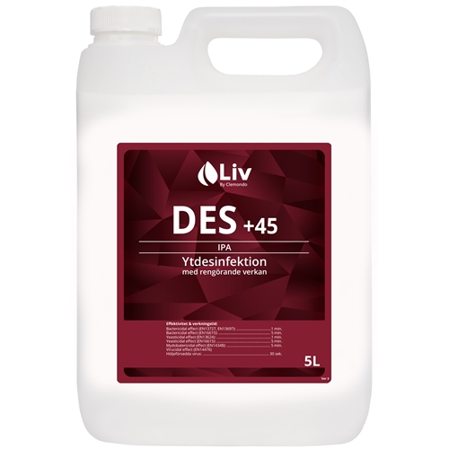 Flächendesinfektion Liv IPA +45% – 5-L-Kanister mit Tensid CE – 2 St.