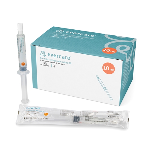 Esitäytetty NaCl-ruisku 10 ml 10 ruiskun SS-pakkaus 30 kpl