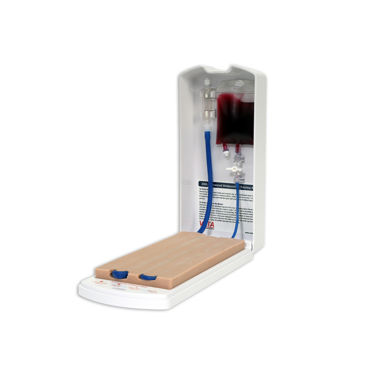 Advanced Venipuncture Training Aid med fyra vener - Dermalike II Latexfri