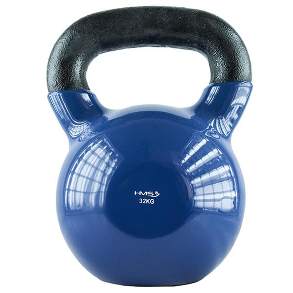 8–32 kg Kettlebell aus Gusseisen blau - KNV - 32kg