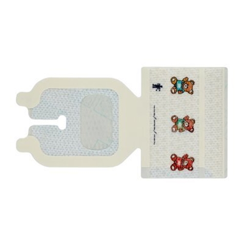 Opatrunek do cewników żylnych Tegaderm IV Advanced - 5x5,7cm z nacięciem wzmocniony pediatryczny - 100 szt.