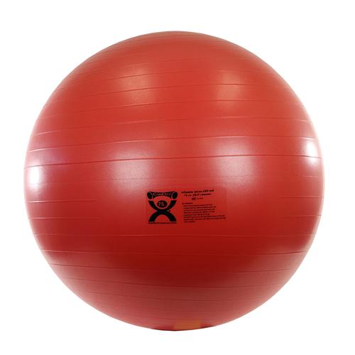 Cando Deluxe piłka treningowa Anti-Burst czerwona 75 cm