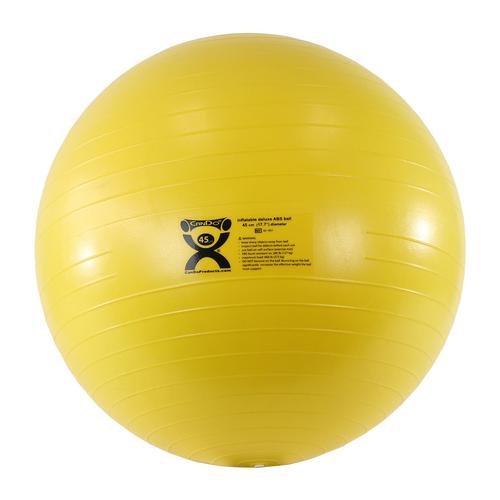 Cando Deluxe Anti-Burst træningsbold gul 45 cm