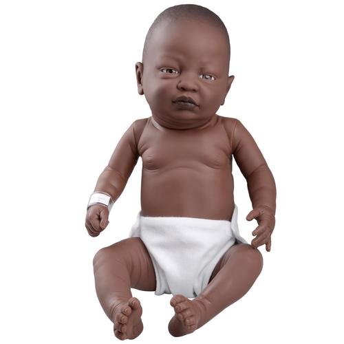 Afrikansk-amerikansk babyvårdsmodell, flicka