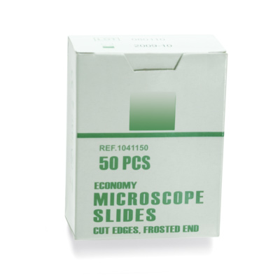 Mikroskopglas, Skurna Kanter, 90°