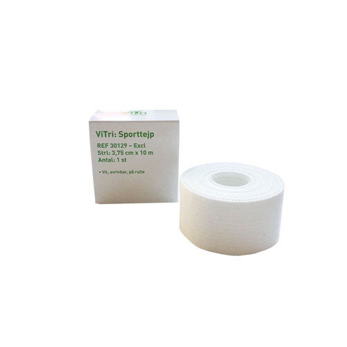 Sporttejp ViTri – 3,75cmx10m vit