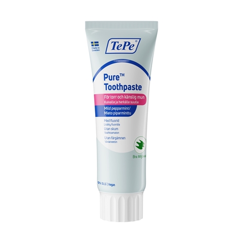 Tandkräm TePe - 75ml mild pepparmint