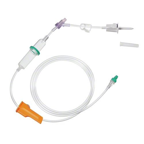 Infusionssæt med luftet Safeset - 180 cm Intrafix Flush PUR - 25 stk