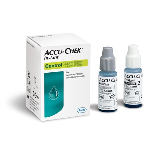 Kontrolliliuos verensokerimittarille - Accu-Chek Instant 2 x 2,5 ml