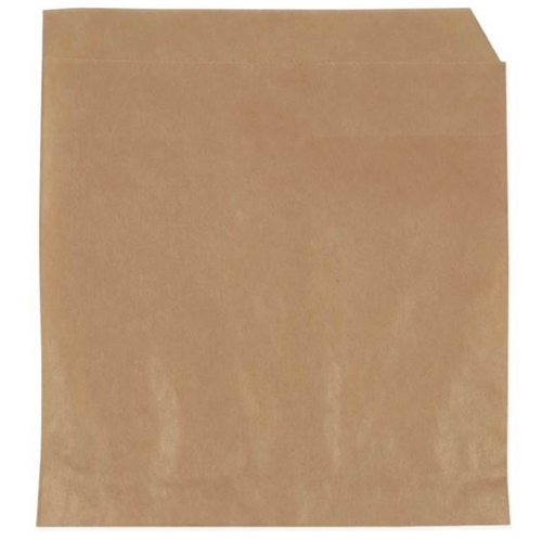 Hamburger pocket paper - 14x14cm brown - 1000 pcs