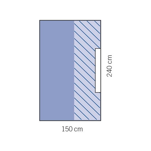 OP-Laken selbstklebend evercare - 150x240cm - 32 St.