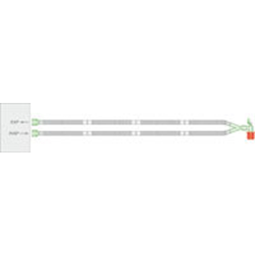 Andningssystem Flextube - 15mmx1,6m Y-vinklat - 10 st