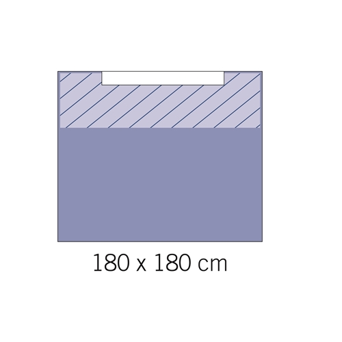 OP-Abdecktuch selbstklebend evercare - 180x180cm - 32 St.