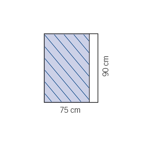 OP-Handtuch haftend Evercare - 75x90cm - 64 St.