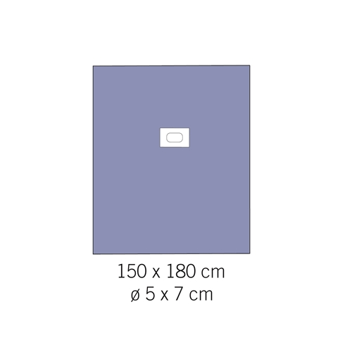 Hållakan haftend Evercare - 150x180 cm Loch 5x7 cm - 56 St.