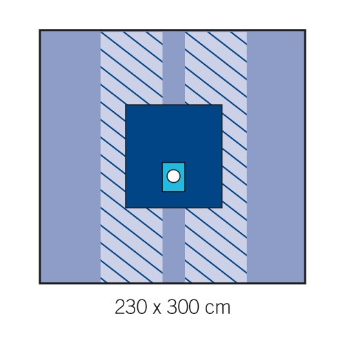 Extremitäten-OP-Laken evercare - 230x300cm - 16 Stk.
