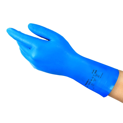 Haushaltshandschuhe Nitril - XL (10) blau AlphaTec 37-501 - 12 St.