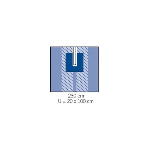 OP-Abdecktuch Schlitz Evercare - 230x260cm Schlitz 20x100cm - 16 St