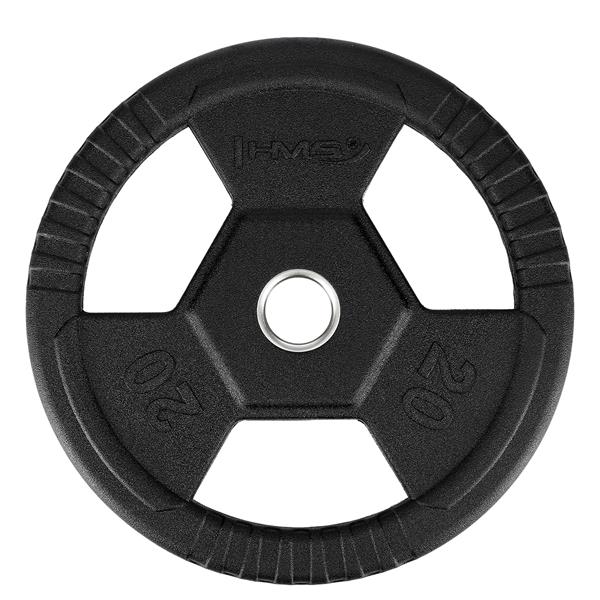 Olympisk vægtskive 10-25 kg - sort - TOH - 20kg