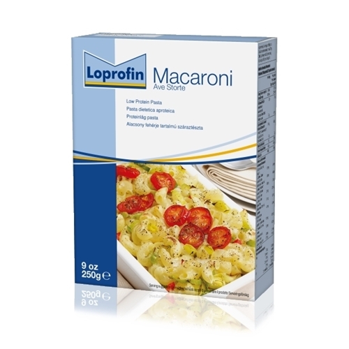 Loprofin Makaroner glutenfri – 1x250g lågprotein