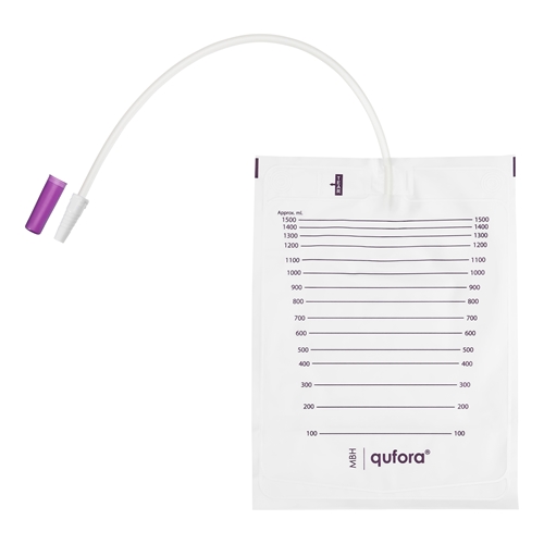 Urinepose ikke-tømbar Qufora - 1,5L 35cm - 25 stk