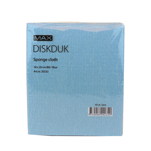 Disktrasa/diskduk MAX - 18x20cm blå - 10 st