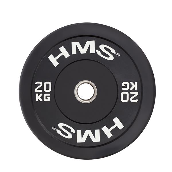 Olympisk bumpervægt 10-25 kg - sort - BBR - 20kg